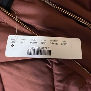 New with tags J Crew Excursion Down Vest in Dark Chocolate Brown Sz XXXS